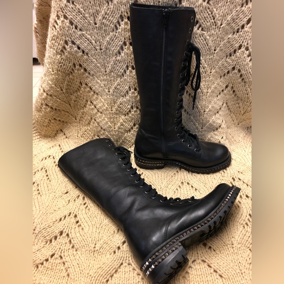 Steve Madden ‘Lakewood’ knee high studded boot - Picture 3 of 8
